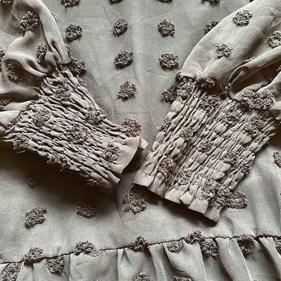 LULUS Lust or Love Black Embroidered Lace Long Sleeve Dress size S. - Picture 13 of 16